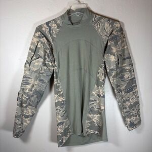 Massif Men Small ABU Combat Shirt Digital Camo Tactical Military Non-FR Made USA